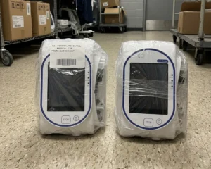 Pumps at wrong address on backroom floor